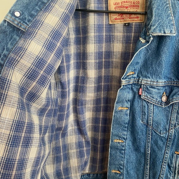 Levi vintage quilted lining Jean jacket - Picture 5 of 5